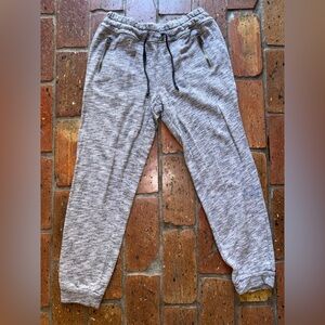 Hollister Gray Jogger Sweatpants XS Zipper Pockets Drawstring Waist